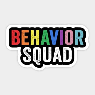 Behavior, Squad Sticker